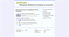 Desktop Screenshot of diplome.qualicube.fr